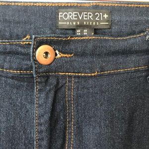 Forever 21 Jeans - Forever 21+ Plus Dark Skinny Jeans 20 Forever 21 Jeans - Forever 21+ Plus Dark Skinny Jeans 20